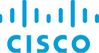 A blue background with the word " cisco ".